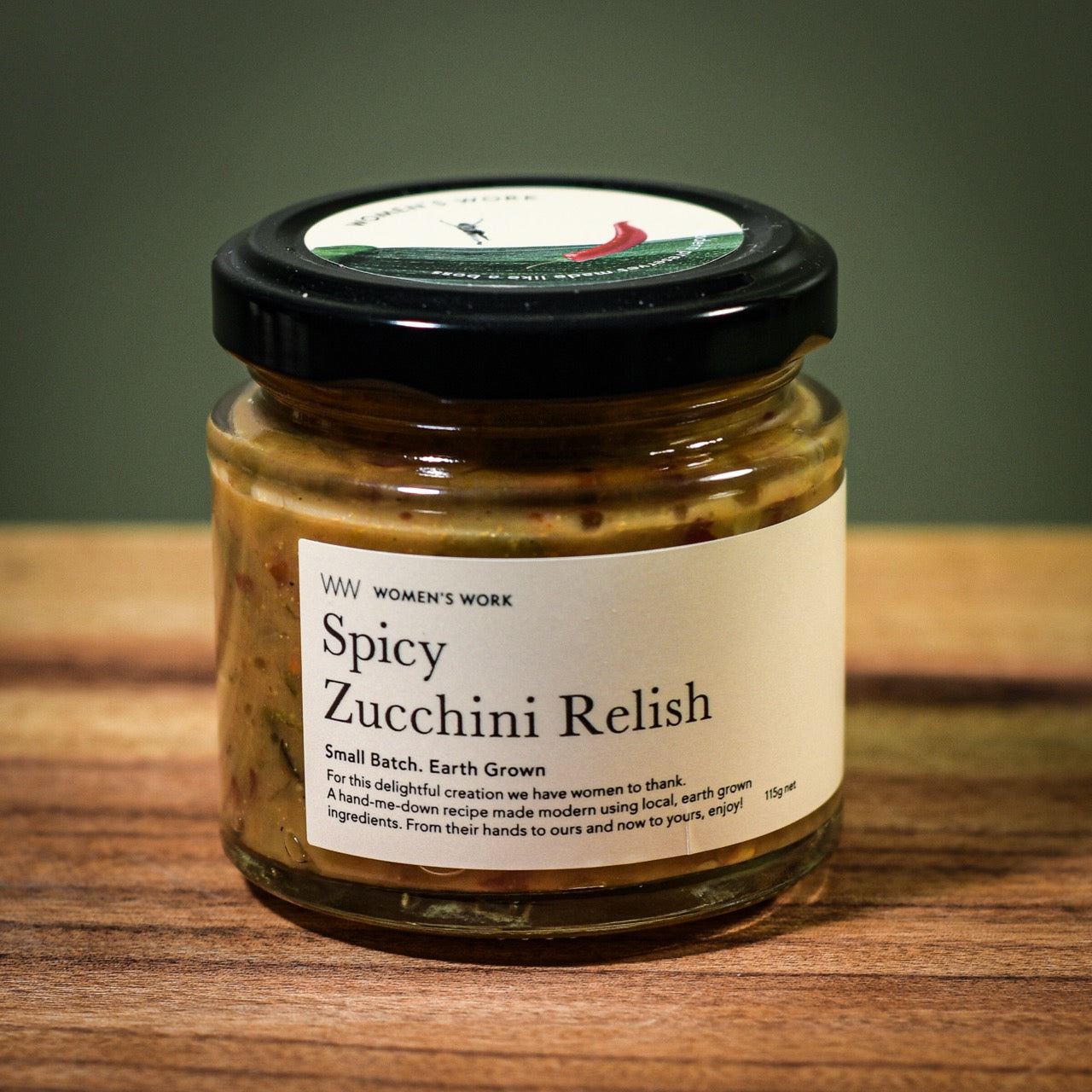 Women's Work Spicy Zucchini Relish