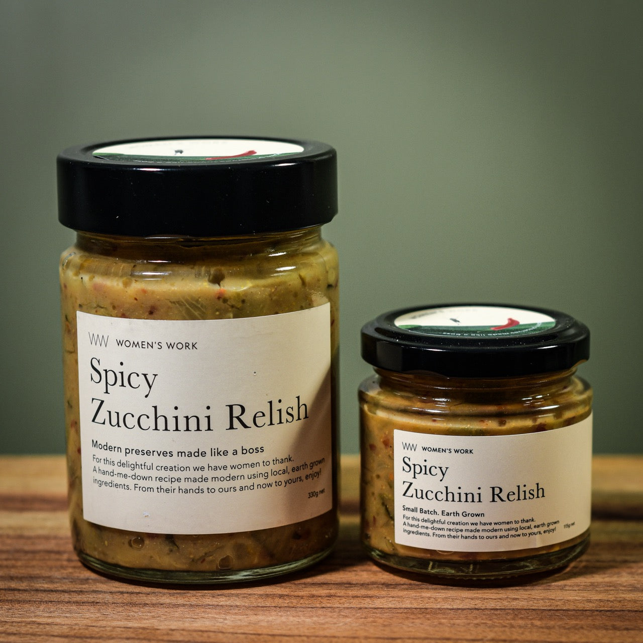 Women's Work Spicy Zucchini Relish