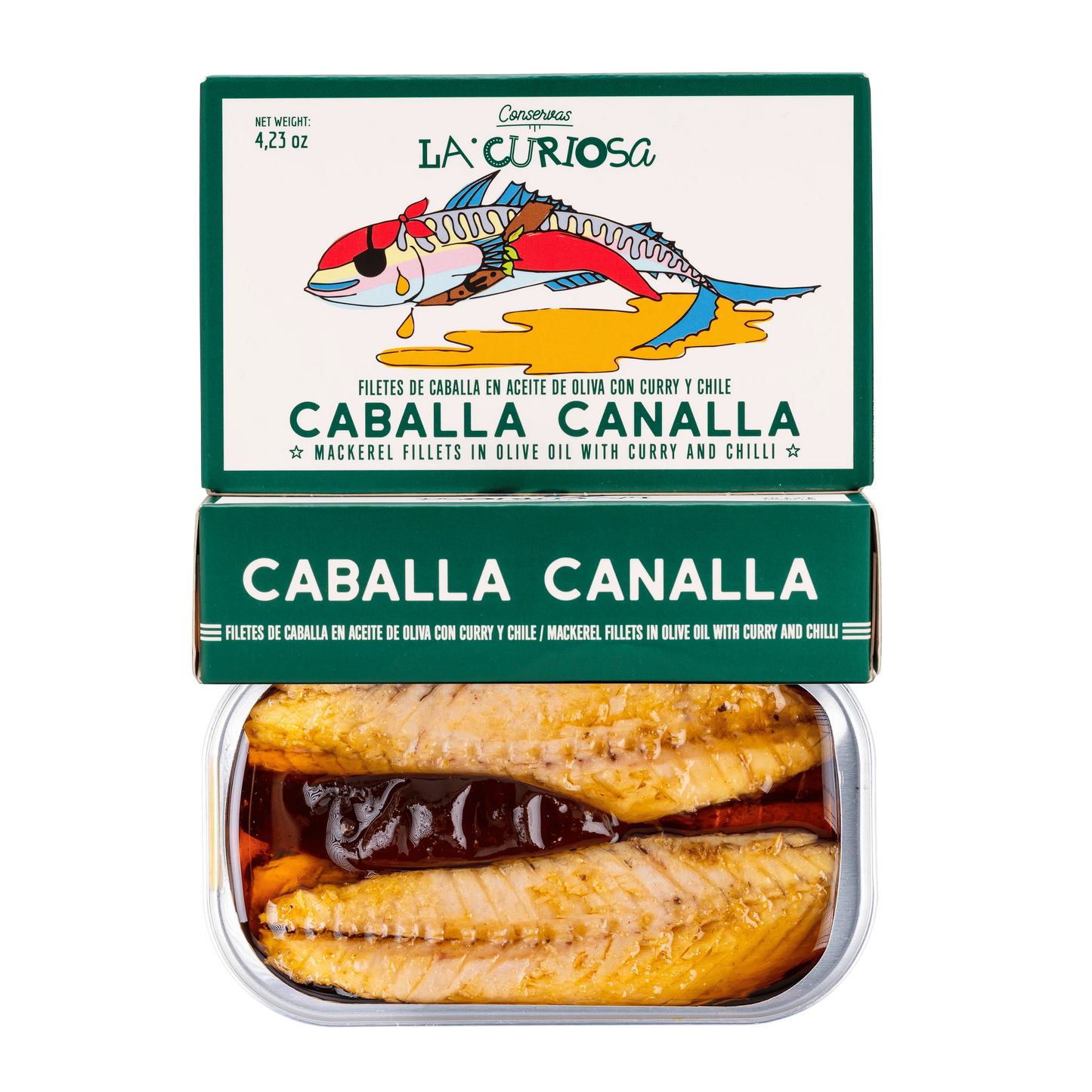 La Curiosa Mackerel Fillets with Curry and Chilli