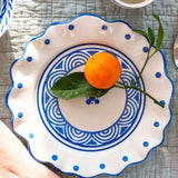 Majolica Waves Breakfast Plate 21.5 cm — Heinen Delfts Blauw