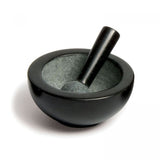 Black Granite Pestle & Mortar, Medium (15cm)