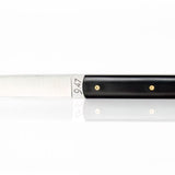 Perceval 9.47 Knife with Black Handle with Gold Screws