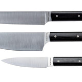 Perceval 9.47 3-Knife Set - Paring Knife 10 + Chef Knife 15 + Carving Knife 20