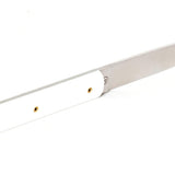 Perceval 9.47 Knife with White Handle with Gold Screws