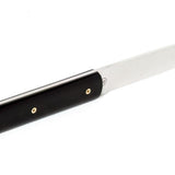 Perceval 9.47 Knife with Black Handle with Gold Screws