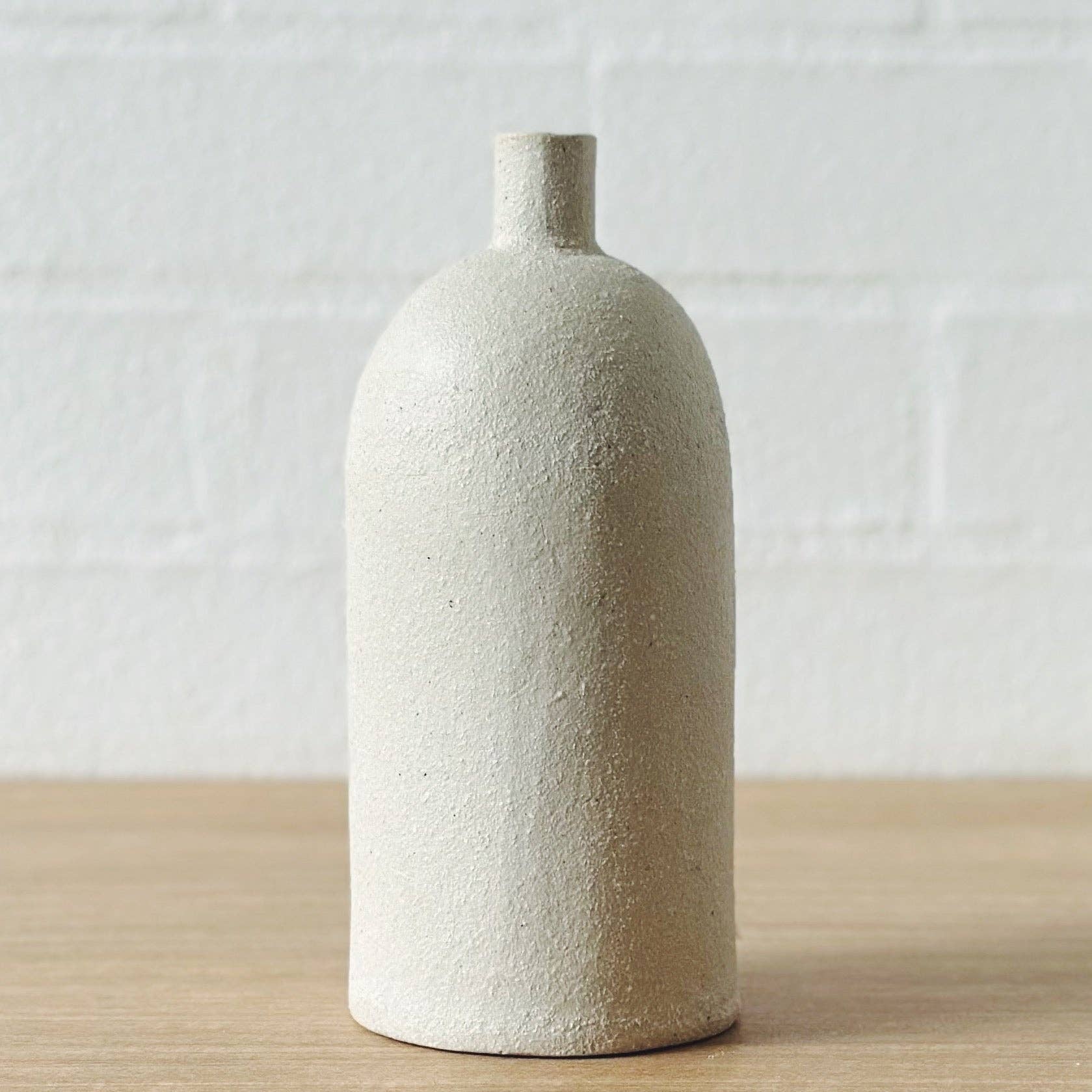 Jenn Johnston - White vase bottle