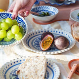 Noppen Majolica Breakfast Plate 22 cm — Heinen Delfts Blauw