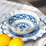 Majolica Waves Bowl 16 cm — Heinen Delfts Blauw