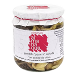 The Artisan Cheese Room jar of Conservas Almanaque Guindilla Piparra peppers preserved in olive oil