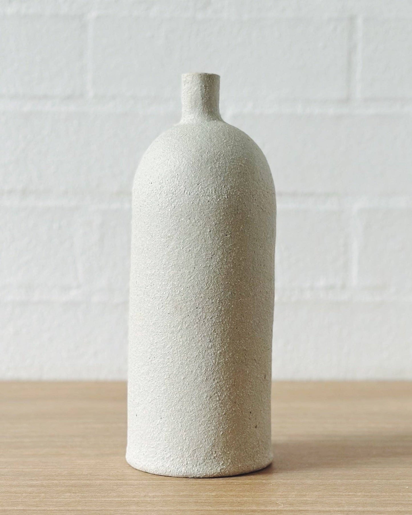 Jenn Johnston - White vase bottle