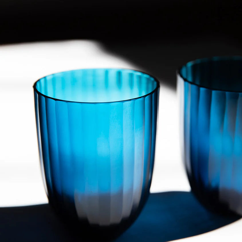 Brian Tunks Cut Glass Iguassu Tumbler Set of Two