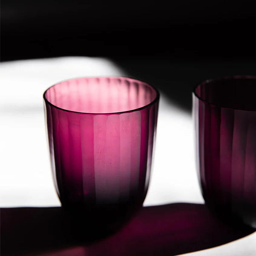 Brian Tunks Cut Glass Iguassu Tumbler Set of Two