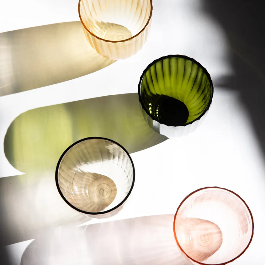 Brian Tunks Cut Glass Iguassu Tumbler Set of Four