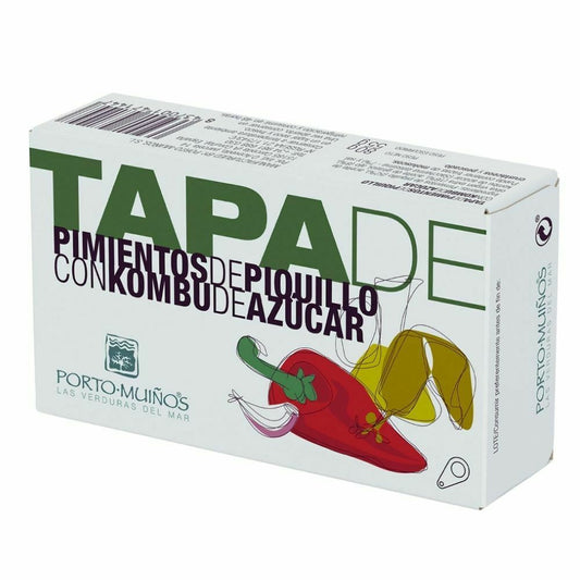 Porto-Muiños Tapa of Piquillo Peppers with Sweet Kombu