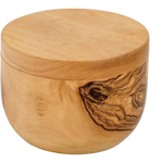 Bérard Olive Wood Double Compartment Salt Keeper