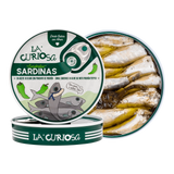 La Curiosa Sardines in Olive Oil with Padron Pepper