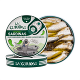 La Curiosa Sardines in Olive Oil with Padron Pepper