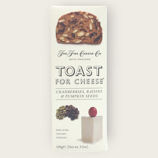 Fine Cheese Co Cranberries, Raisins & Pumpkin Seeds Toasts