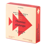 The Artisan Cheese Room La Narval Bonito del Norte tuna belly fillets in Galician butter in a cream and red box.