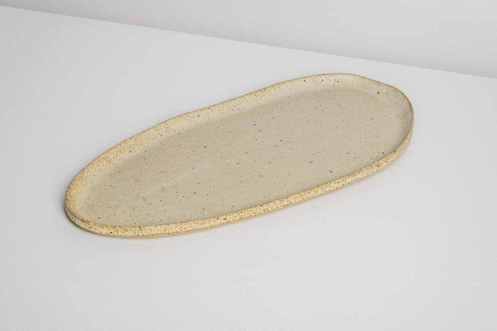 jam by JamFactory - Sage Long Oval Plate