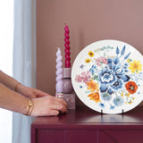 Wildbloemen Plate 31 cm — Heinen Delfts Blauw
