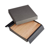 Triangle cutting board for mezzaluna in ash wood
