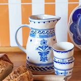 Majolica Jug 21 cm — Heinen Delfts Blauw