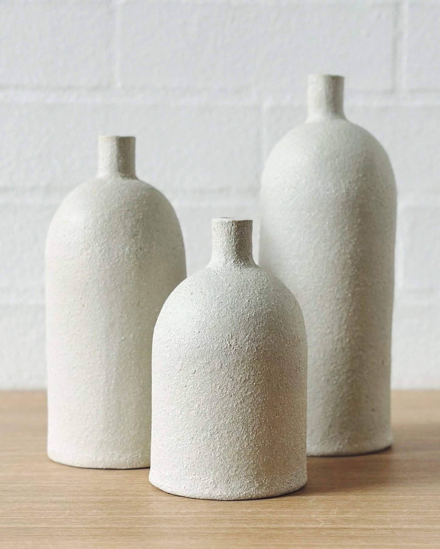 Jenn Johnston - White vase bottle