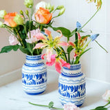 Majolica Vase 15.5 cm — Heinen Delfts Blauw