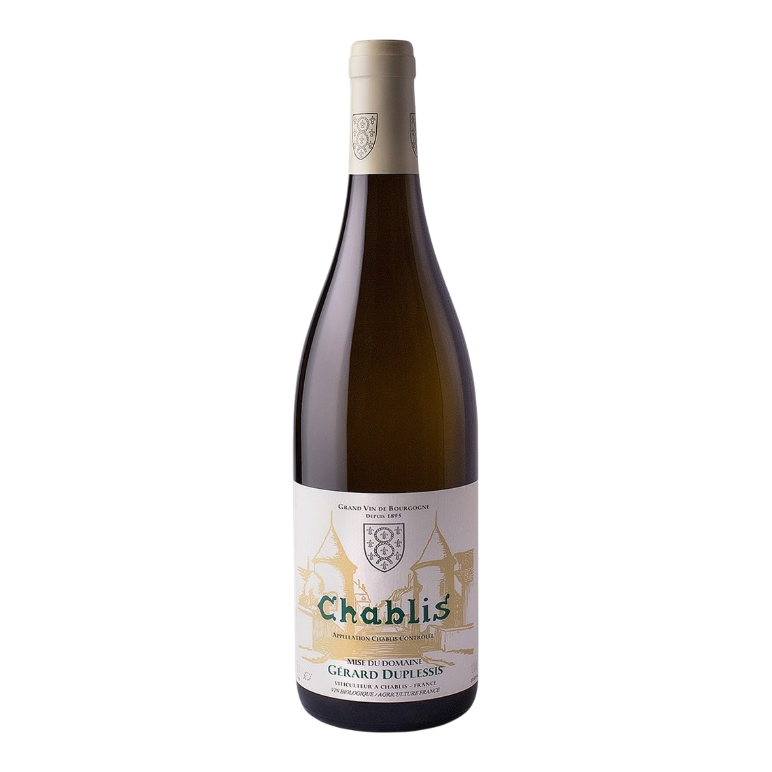Bottle of Domaine Gérard Duplessis Chablis AOC 2022