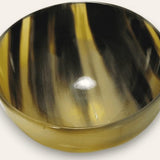Abbeyhorn horn bowl, round, small, 100mm