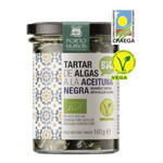 The Artisan Cheese Room Porto Muinos organic seaweed tartar with black olives in a 160g glass jar