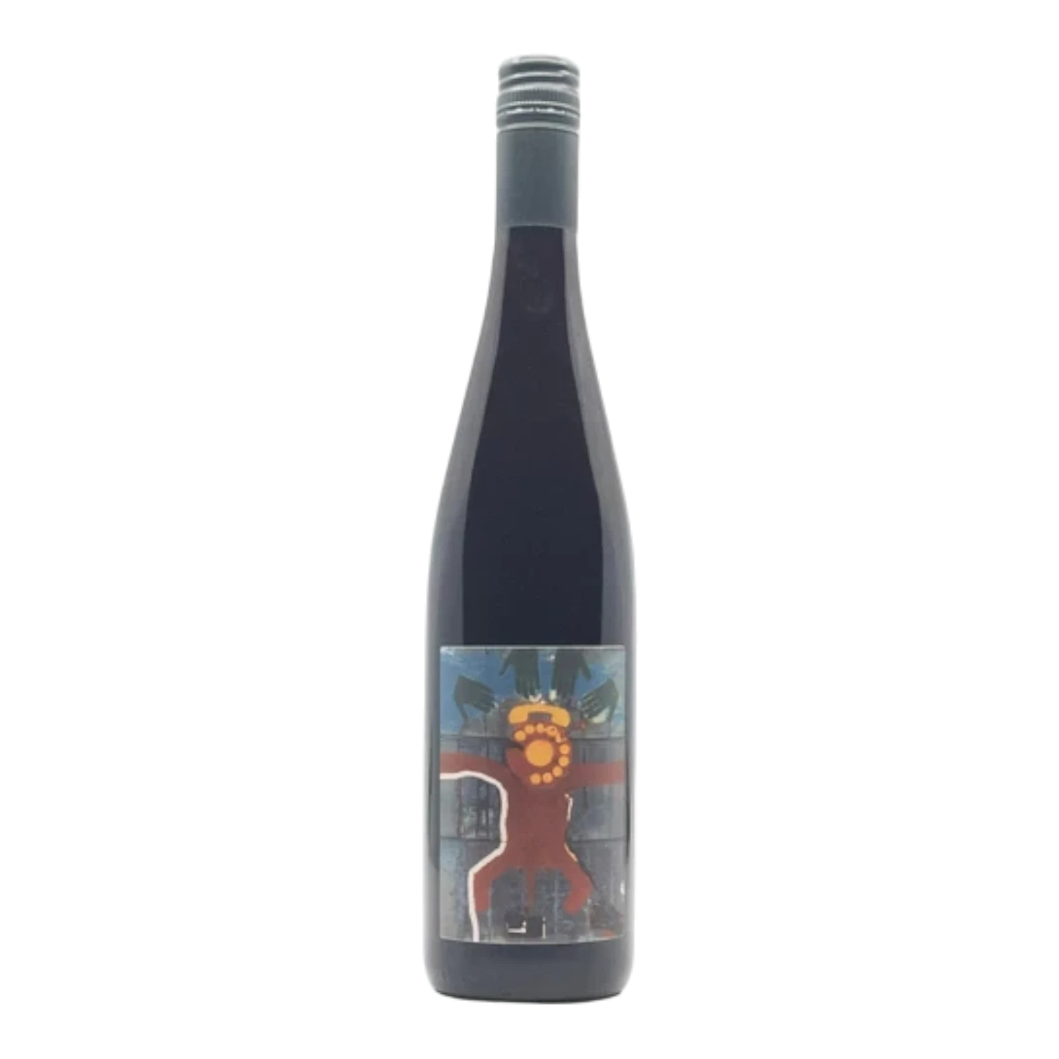 The Artisan Cheese Room Dr Edge Dr Op Pinot Noir 2022 red wine bottle with unique artistic label