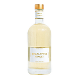 The Artisan Cheese Room Maybe Sammy Eucalyptus Gimlet cocktail in a ribbed glass bottle with gold cap and label