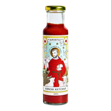 The Artisan Cheese Room Apostle Saint Francis of Assisi Kimchi Ketchup in a 260ml glass bottle with illustrated label