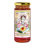 The Artisan Cheese Room Apostle Saint Valentine lavender and rosemary infused hot honey in a 320g glass jar