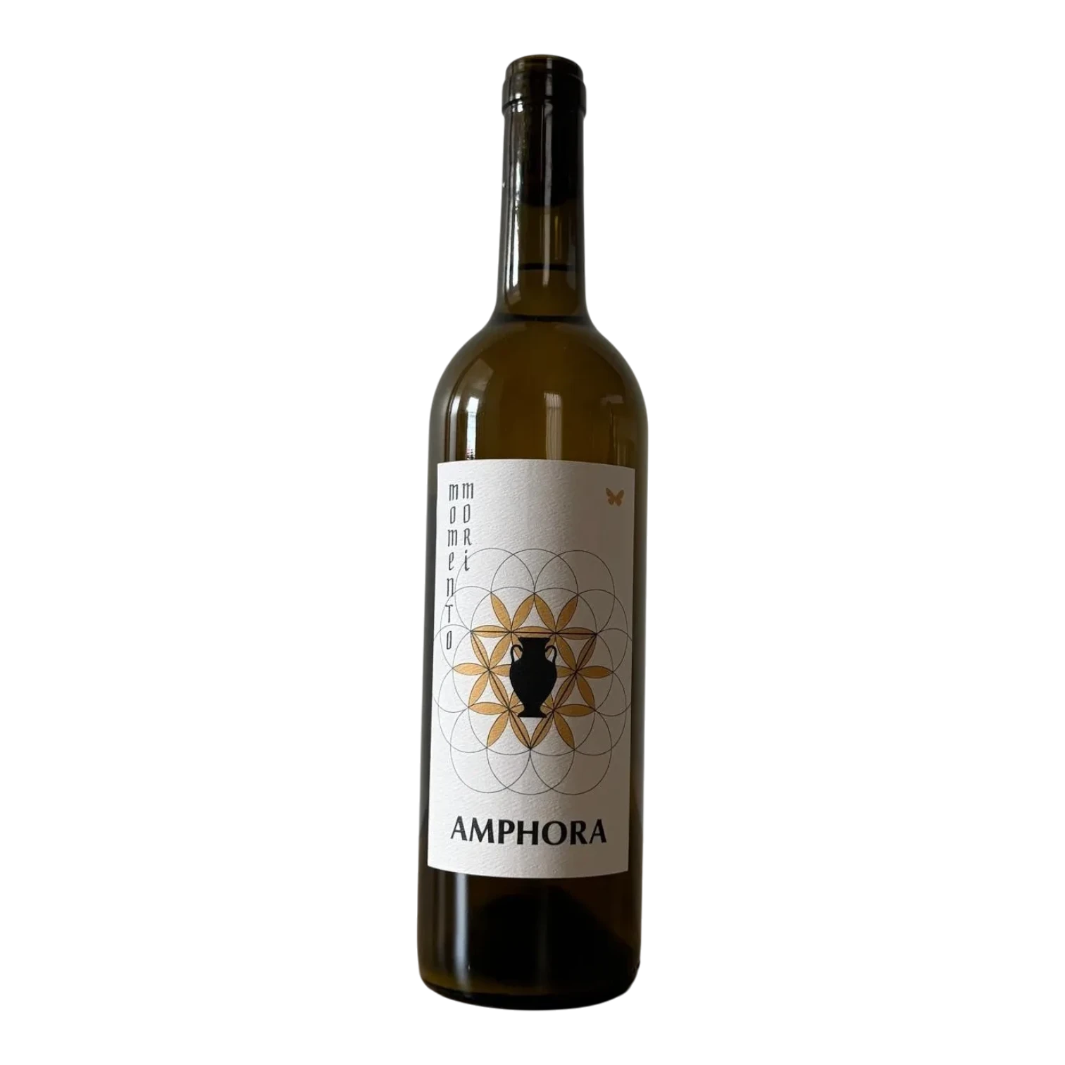 The Artisan Cheese Room Momento Mori Amphora Grillo 2023 white wine bottle with geometric label design