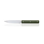 The Artisan Cheese Room Perceval 9.47 table knife with a dark green polyacetal handle and sharp steel blade.