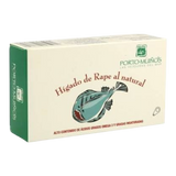 The Artisan Cheese Room Porto-Muiños monkfish liver in a white and green rectangular box with fish illustration