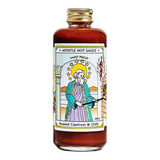 The Artisan Cheese Room Apostle Saint Phillip roasted capsicum and chilli hot sauce in a 150ml glass bottle.