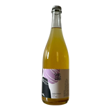 The Artisan Cheese Room Sabi Wabi 2025 Pétillant Naturel wine bottle with a purple and black abstract label