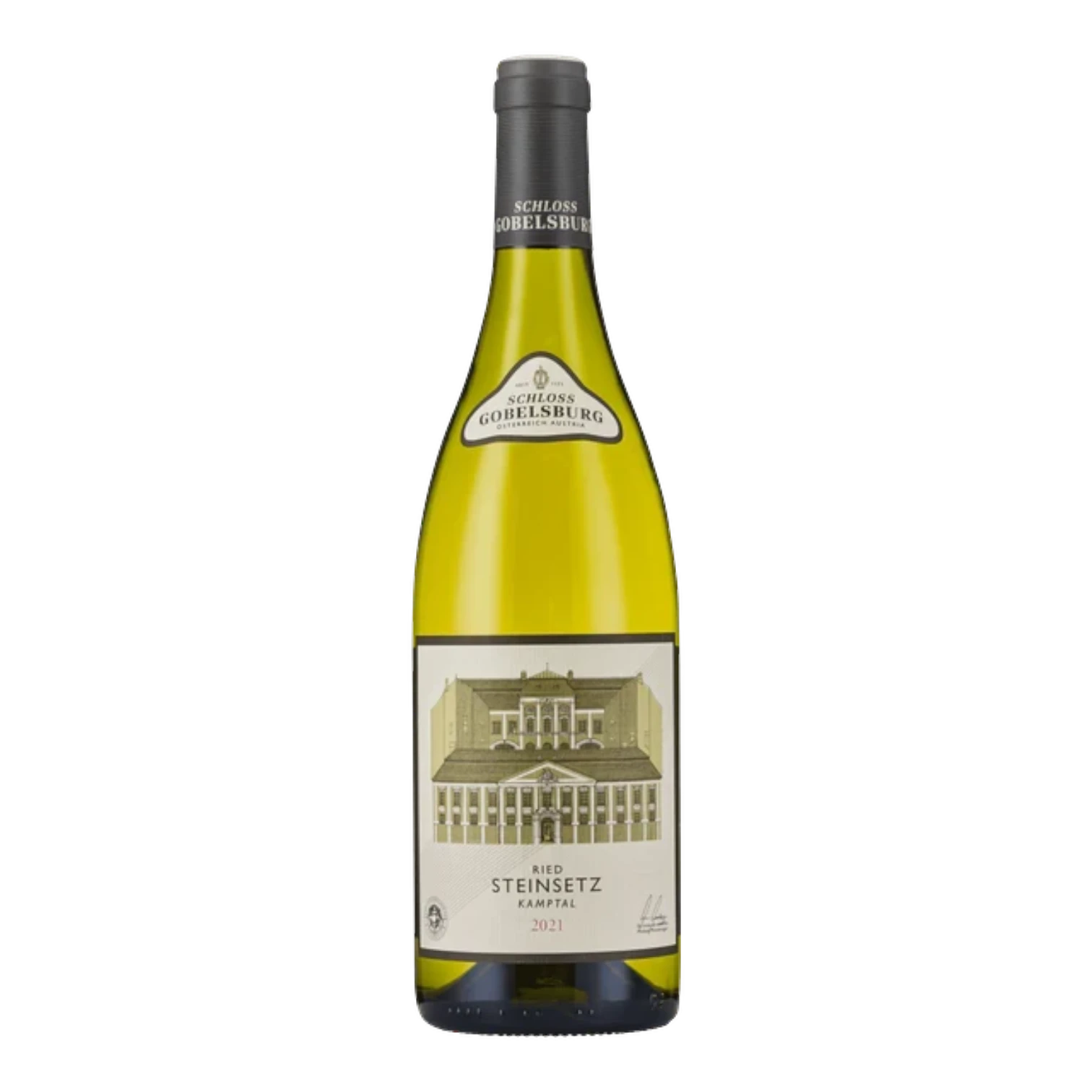 The Artisan Cheese Room 2022 Schloss Gobelsburg Grüner Veltliner Steinsetz white wine bottle with illustrated label