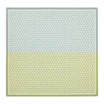 The Artisan Cheese Room Le Jacquard Francais Wagara cotton napkin in green with a geometric kimono-inspired pattern.