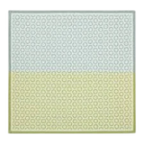 The Artisan Cheese Room Le Jacquard Francais Wagara cotton napkin in green with a geometric kimono-inspired pattern.