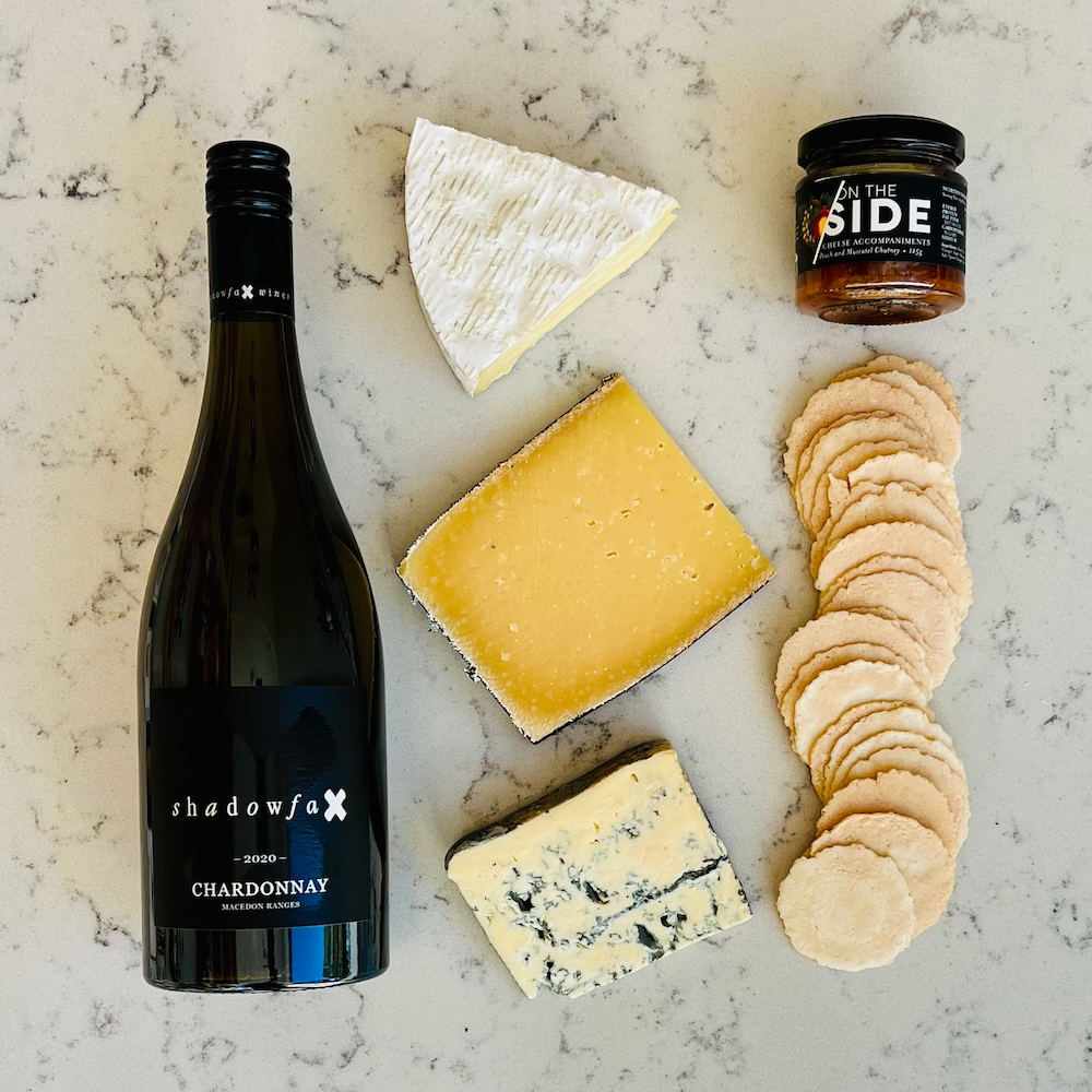 Shadowfax Chardonnay & Cheese hamper
