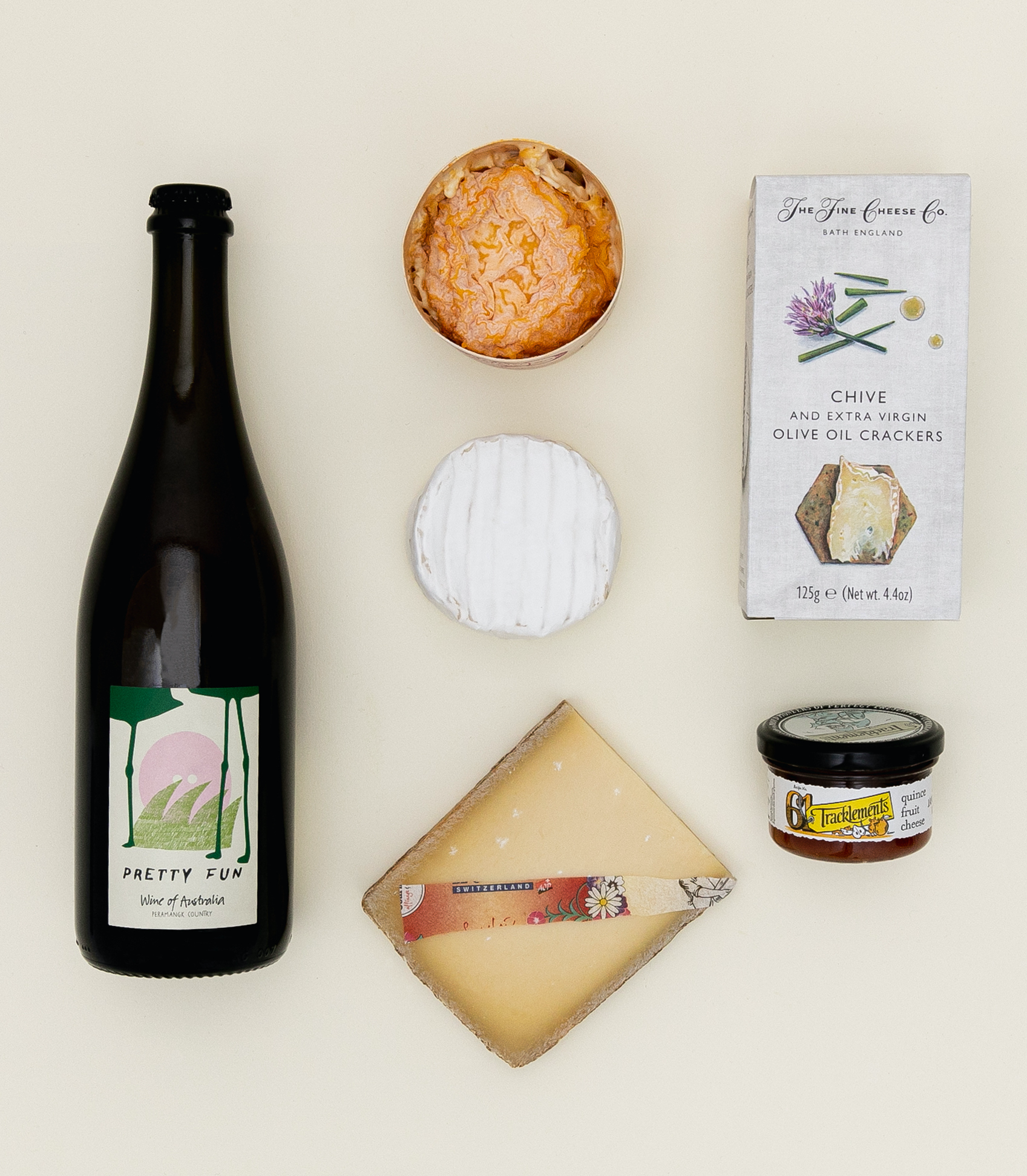 Pét Nat & Cheese Hamper- Commune of Buttons Pretty Fun Pét Nat